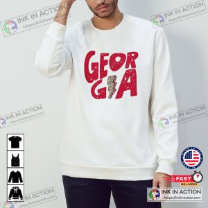 Georgia Football Game Day Cozy Gildan Crewneck Sweatshirt