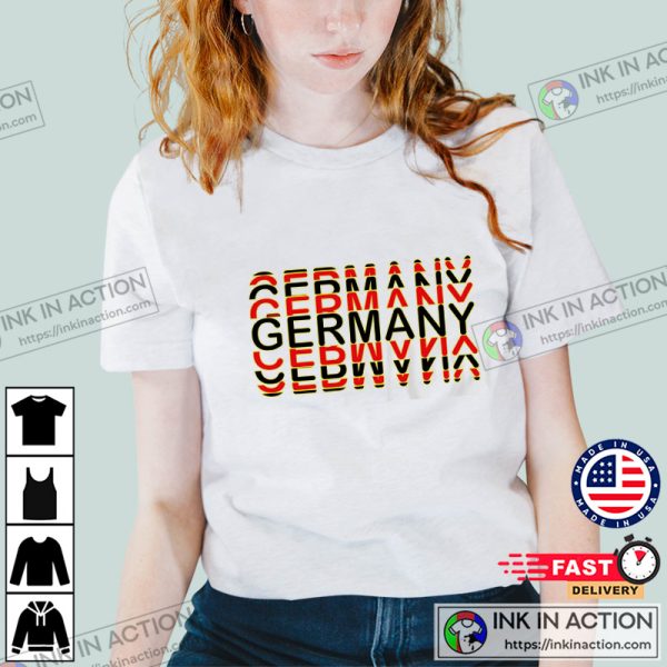 German Script Graphic T-shirt, Germany Qatar World Cup 2022 Trending Shirt