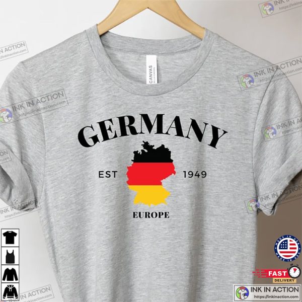 Germany Shirt Germany Flag T-shirt, Germany Tee, Germany World Cup Supporter Shirt
