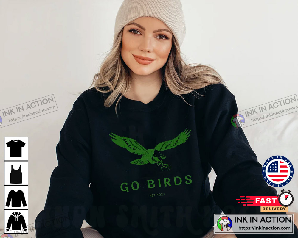 women's eagles sweatshirt vintage
