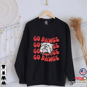 Go Dawgs Pitbull Graphic Football Sweatshirt 3