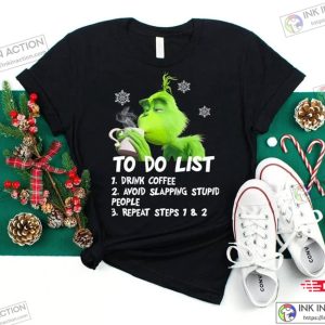 Grinch To Do List Christmas T-shirts