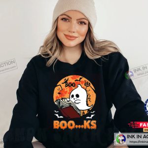 Halloween Boo Read Books Funny Teacher Halloween Sweatshirt Books Halloween Reading Sweatshirt 1