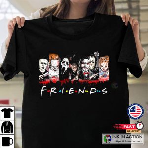 Halloween Friends Halloween Tshirt Horror Movie Killers Tshirt Spooky Season 1
