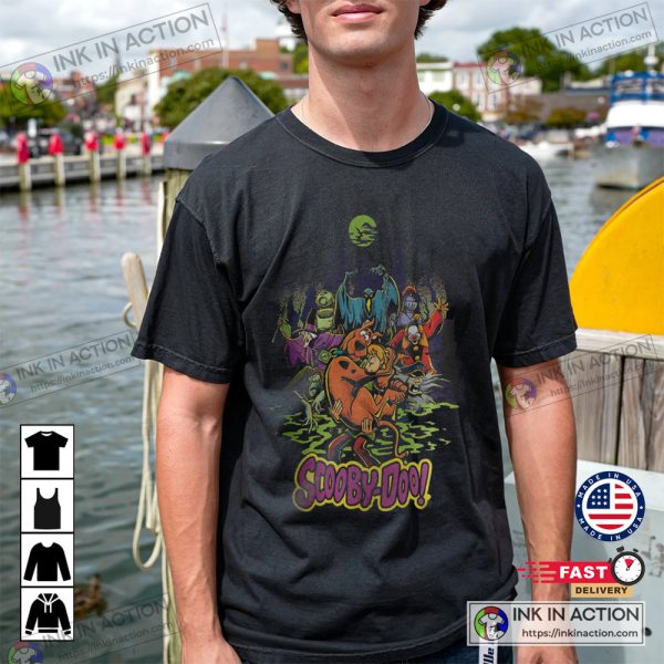Scooby Doo and Shaggy Scooby Doo Monster Island Shirt