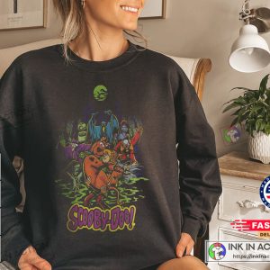 Halloween scooby doo and shaggy T shirt Scooby Doo Monster Island Sweatshirt 3