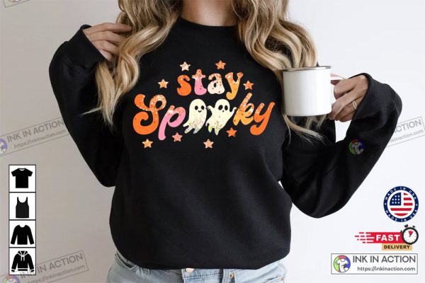 Halloween Vibes Stay Spooky Sweatshirt Spooky Vibe Shirt