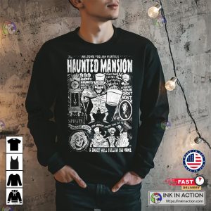 The Haunted Mansion Ghosts Retro Halloween Shirt