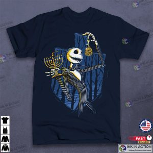 Hanukkah Town Jack Skellington Shirt The Nightmare Before Hanukkah Graphic T shirt 3