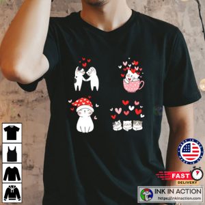 Happy Meowentines Day Valentines Day Tshirt 2