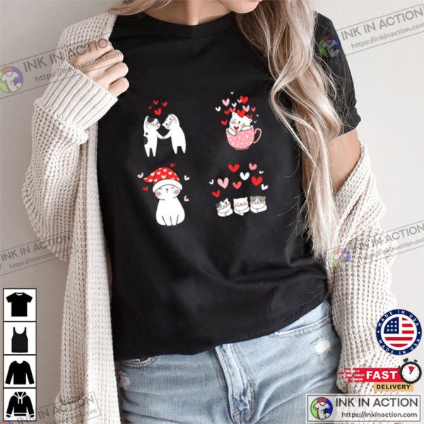 Happy Meowentines Day Valentine’s Day T-shirt