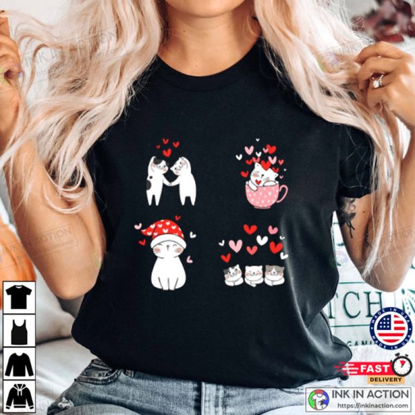 Happy Meowentines Day Valentine’s Day T-shirt