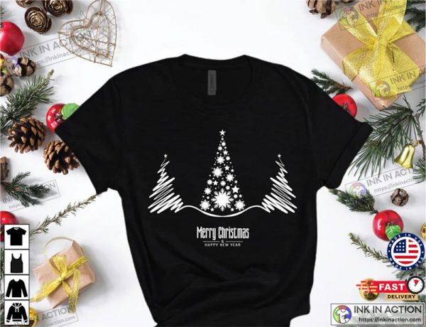 Happy New Year Shirt, Merry Christmas Shirt, Christmas Shirt, Christmas Party Tee