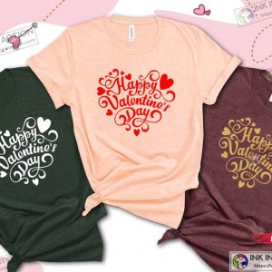 Happy Valentine’s Day Matching Couple Shirt 1