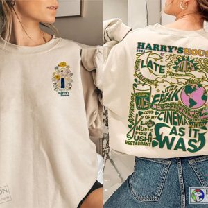 Harry’s House Track List 2 Side, As It Was Harry’s House Tour Shirt