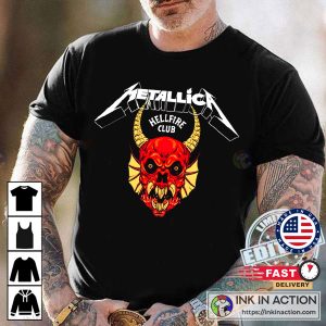 Hellfire Club Shirt Stranger Things Hellfire Club x Metallica 1