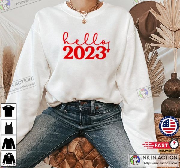 Hello 2023 Christmas New Year Shirt