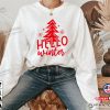 Hello Winter Christmas Tree Cute Winter Shirt