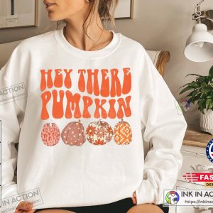 Hey There Pumpkin Shirt Cute Fall Sweatshirt Happy Thanksgiving Shirt Hello Fall Pumpkin Sweatshirt 3