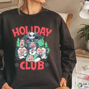 Holiday Club Christmas Sweatshirt Grinch Christmas Sweatshirt Funny Christmas Sweatshirt Christmas Movie Sweatshirt 3