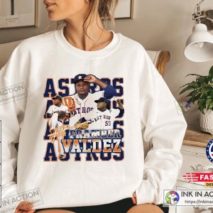 Houston Astros Baseball 2022 Framber Valdez 2022 Graphic T Shirt 3