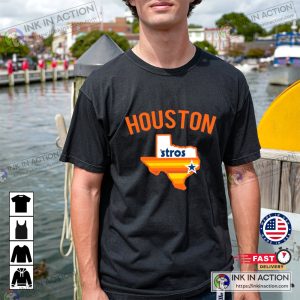 Houston Baseball Team City Map Navy Sweatshirt Houston Baseball 2022 Shirt 2