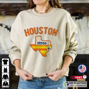 Houston Baseball Team City Map Navy Sweatshirt Houston Baseball 2022 Shirt 3