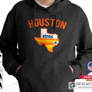 Houston Baseball Team City Map Navy Sweatshirt Houston Baseball 2022 Shirt