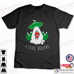 I Still Believe Santa Claus Alien Men’s Shirts