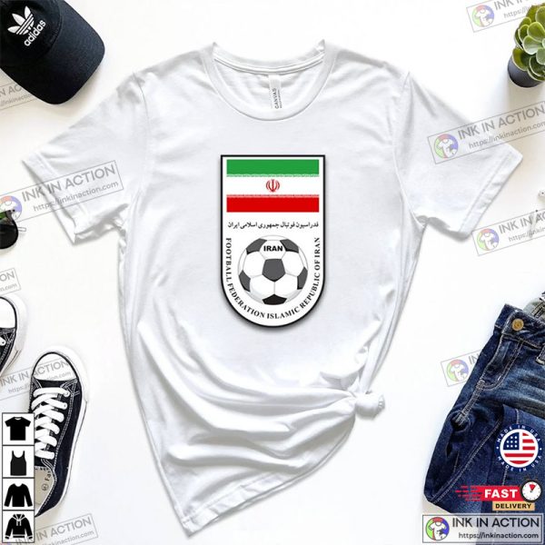 Iran Flag Shirt The Lions of Persia Shirt Irans Soccer Football World Cup 2022 Active T-shirt