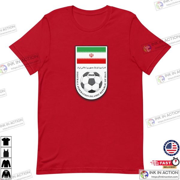 Iran Flag Shirt The Lions of Persia Shirt Irans Soccer Football World Cup 2022 Active T-shirt