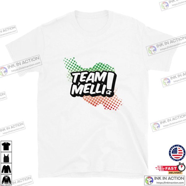 Iran Football Team Melli Shirt Iran Soccer Football World Cup 2022 Fan T-shirt