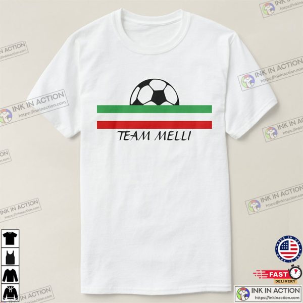 Iran Football World Cup 2022 Shirt Tricolor Team Melli T-Shirt