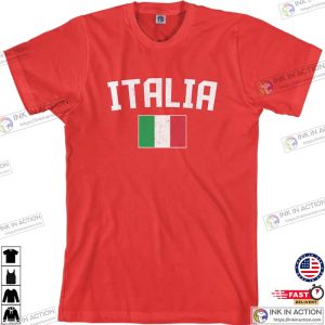 Italia Flag Mens T shirt Italy National Team European Football Italian Soccer Mediterranean Rome Republic 1