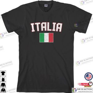 Italia Flag Mens T shirt Italy National Team European Football Italian Soccer Mediterranean Rome Republic 4