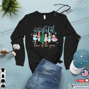 Its The Most Wonderful Time Of The Year Christmas Longsleeve tee, Nutcracker Ballet Fan