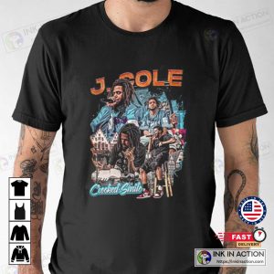 JCole Smile Crooked Rapper 90s Inspired Unisex Tshirt 3