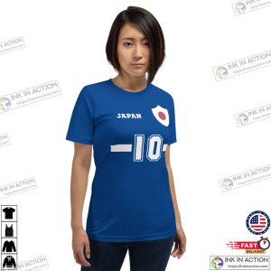 Japan Blue Samurai Active Shirt Japan Soccer Jersey Personalized Japan Soccer World Cup 2022 Fan Shirt 2