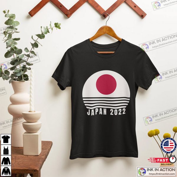 Japan Circle Flag Football T-shirt World Cup Qatar 2022 Japan Shirt