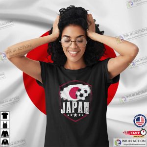 Japan Flag Football Ball World Cup 2022 Trending Shirt