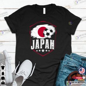 Japan Flag Football Ball World Cup 2022 Trending Shirt 3