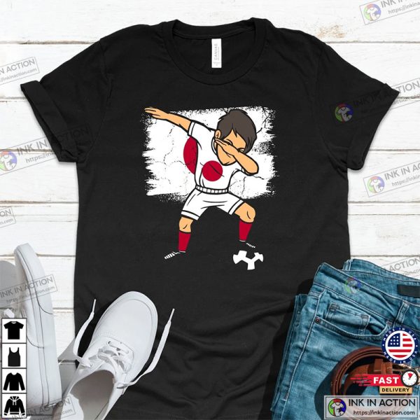 Japan Football Dabbing Shirt World Cup 2022 Japan Team T-shirt