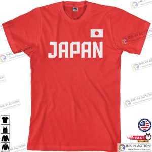 Japan National Team Mens T shirt Japanese Soccer Qatar World Cup 2022 Simple Shirt 3