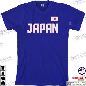 Japan National Team Mens T shirt Japanese Soccer Qatar World Cup 2022 Simple Shirt 4