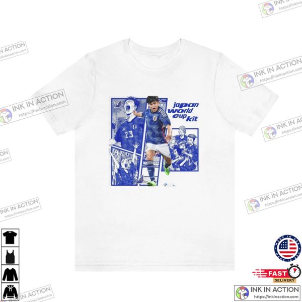 Japan World Cup 2022 Shirt Japan Football Manga Graphic Tee