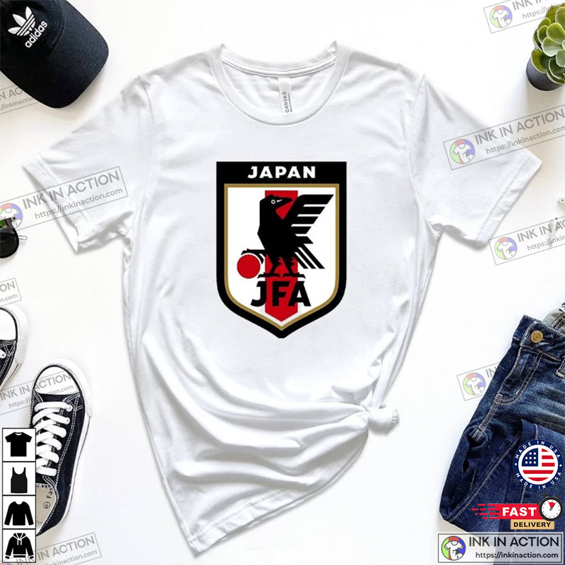 Japan Football Jersey Japanese Football Shirts Japanese Football World Cup  T-shirt - Ink In Action