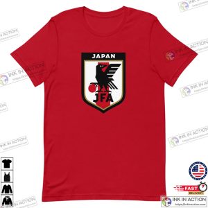 Japan World Cup National Football Team Shirt Japan Soccer Logo Tee 3