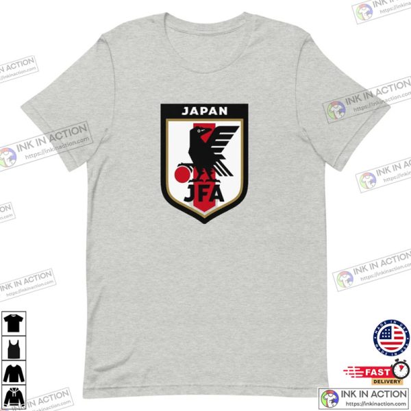 Japan World Cup National Football Team Shirt Japan Soccer Logo Tee