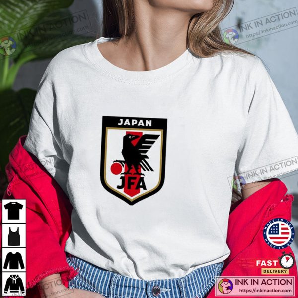 Japan World Cup National Football Team Shirt Japan Soccer Logo Tee