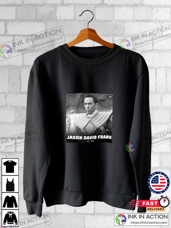 Jason David Frank The Original Mighty Morphin Power Rangers Rest In Peace 1973 – 2022 Shirt